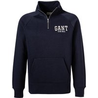 Gant Herren Troyer blau Baumwolle unifarben von Gant