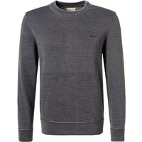 Gant Herren Pullover blau Baumwolle unifarben von Gant