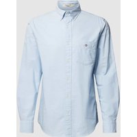 Gant Regular Fit Freizeithemd mit Brusttasche Modell 'OXFORD' in Hellblau, Größe XXL Gant Regular Fit Freizeithemd mit Brusttasche Modell 'OXFORD' in Hellblau, Größe XXL von Gant