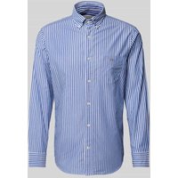 Gant Regular Fit Freizeithemd mit Streifenmuster Modell 'POPLIN' in Blau, Größe L Gant Regular Fit Freizeithemd mit Streifenmuster Modell 'POPLIN' in Blau, Größe L von Gant