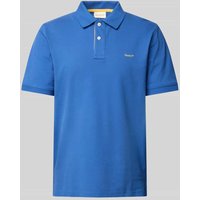 Gant Regular Fit Poloshirt mit Label-Stitching in Royal, Größe XXL von Gant