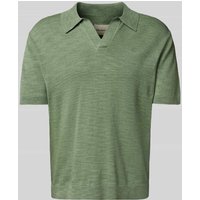 Gant Regular Fit Poloshirt mit Label-Stitching in Schilf, Größe XXL von Gant