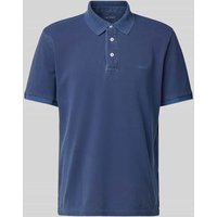 Gant Regular Fit Poloshirt mit Label-Stitching Modell 'SUNFADED' in Royal, Größe XXXL von Gant