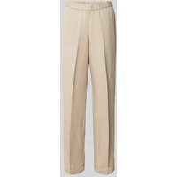 Gant Regular Fit Schlupfhose mit Bügelfalten in Sand, Größe 36 von Gant