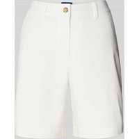 Gant Regular Fit Shorts mit Gürtelschlaufen in Offwhite, Größe 38 von Gant