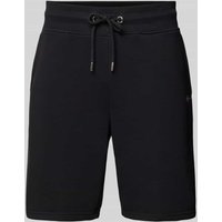 Gant Regular Fit Shorts mit elastischem Bund in Black, Größe M von Gant