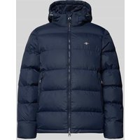 Gant Regular Fit Steppjacke mit Logo-Stitching Modell 'Cloud' in Dunkelblau, Größe L von Gant