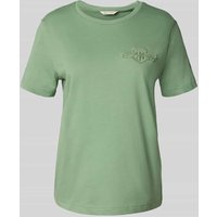 Gant Regular Fit T-Shirt aus reiner Baumwolle mit Logo-Patch in Mint, Größe XXL Gant Regular Fit T-Shirt aus reiner Baumwolle mit Logo-Patch in Mint, Größe XXL von Gant