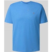 Gant Regular Fit T-Shirt mit Label-Stitching in Royal, Größe XXXL von Gant