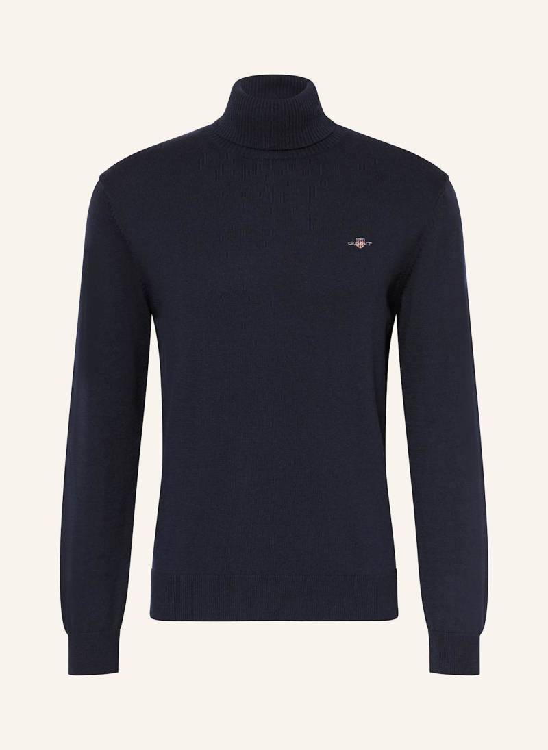 Gant Rollkragenpullover blau von Gant