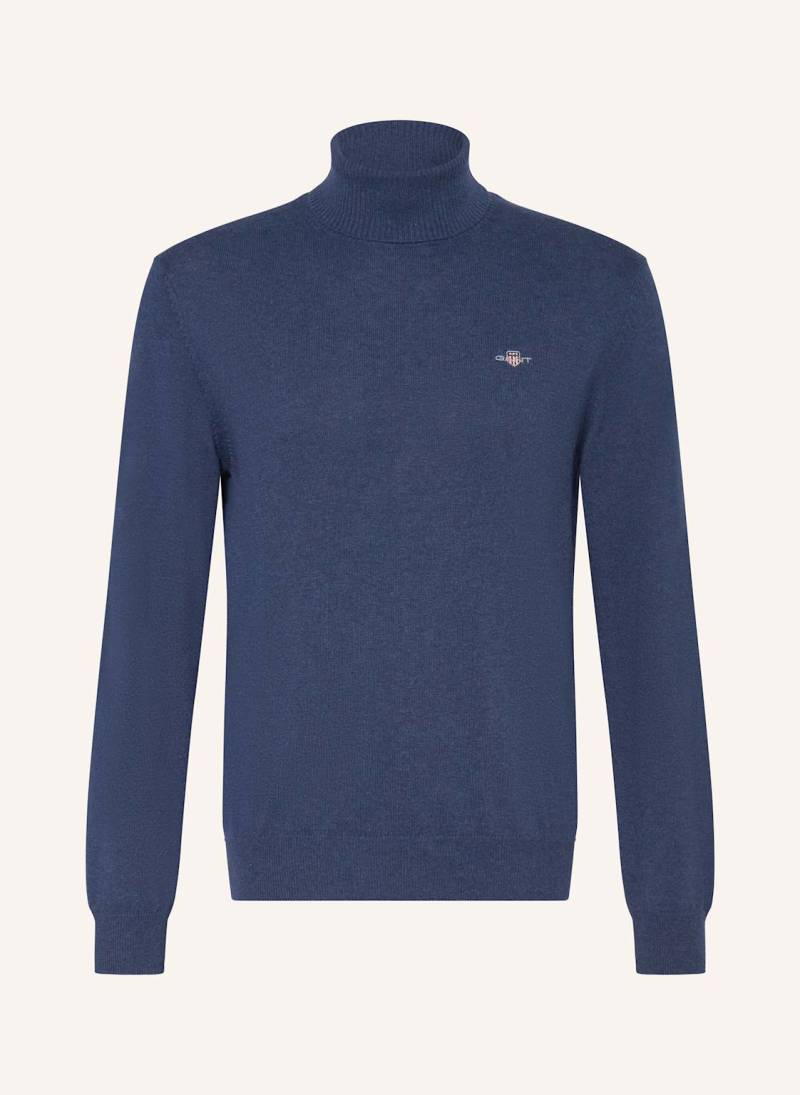 Gant Rollkragenpullover blau von Gant