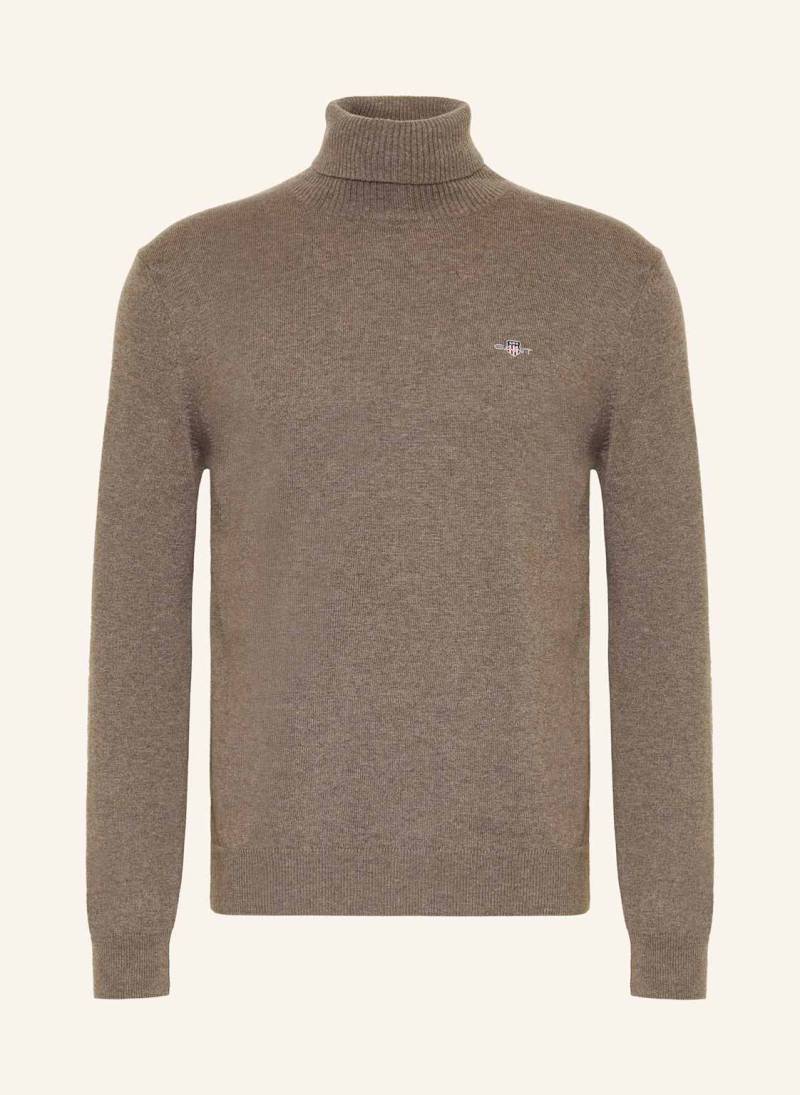 Gant Rollkragenpullover braun von Gant