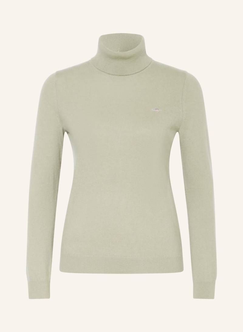 Gant Rollkragenpullover gruen von Gant