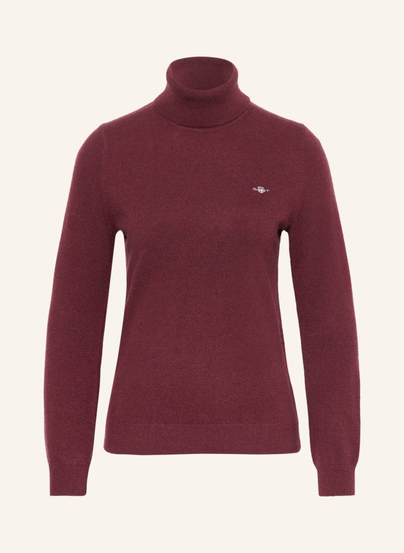 Gant Rollkragenpullover rot von Gant