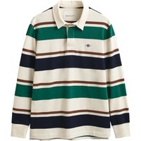Gant Rugbyshirt aus Baumwolle mit Ringelstreifen in L von Gant
