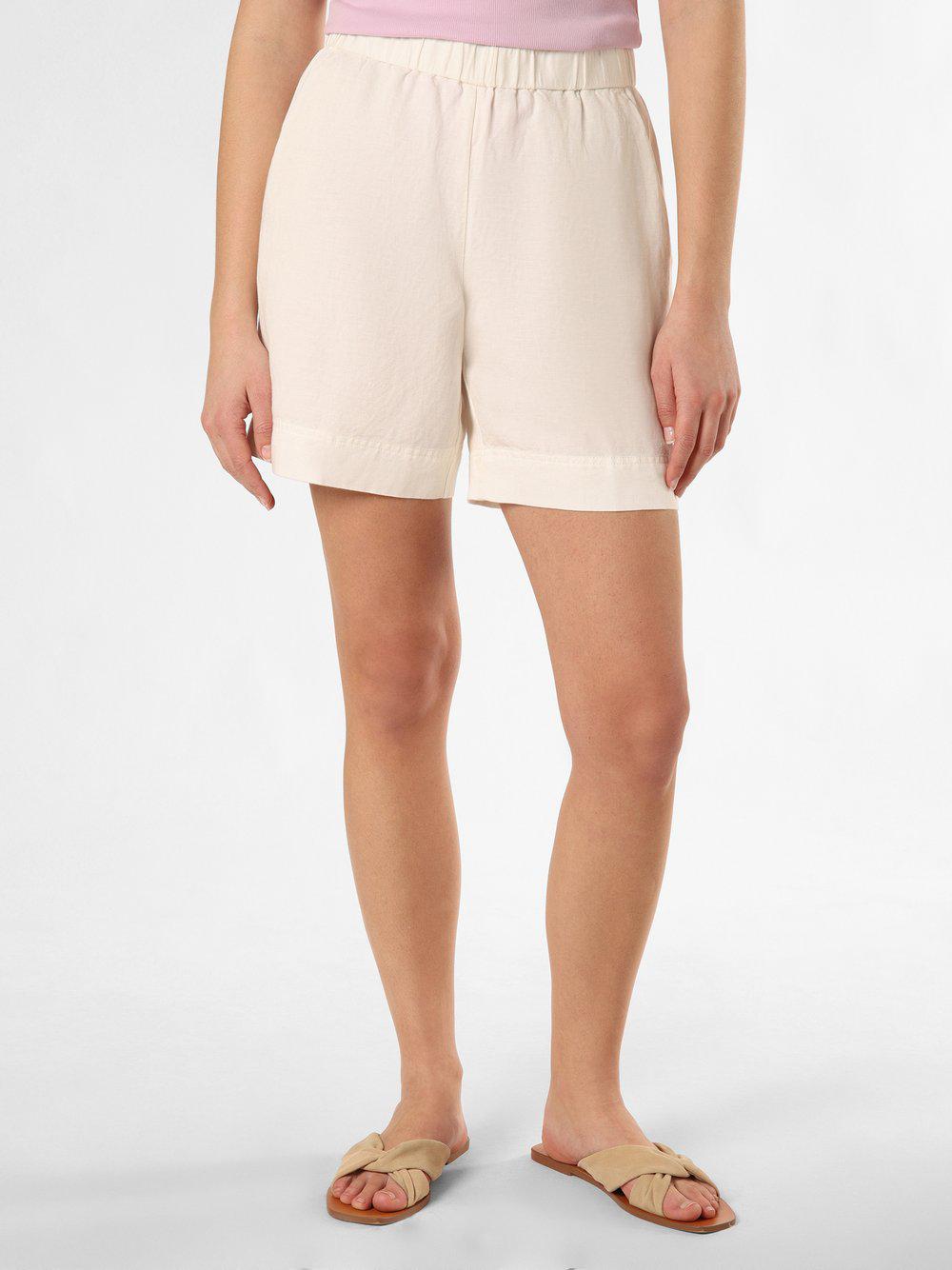 Gant Shorts mit Leinen-Anteil Damen, ecru von Gant