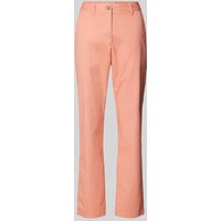 Gant Slim Fit Chino im unifarbenen Design in Lachs, Größe 36 von Gant