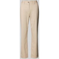 Gant Slim Fit Chino im unifarbenen Design in Sand, Größe 40 von Gant