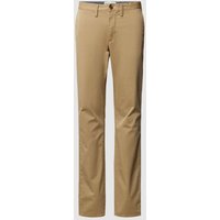 Gant Slim Fit Chino mit Eingrifftaschen Modell 'TWILL' in Khaki, Größe 31/32 von Gant