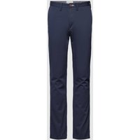 Gant Slim Fit Chino mit Eingrifftaschen Modell 'TWILL' in Marine, Größe 31/32 von Gant