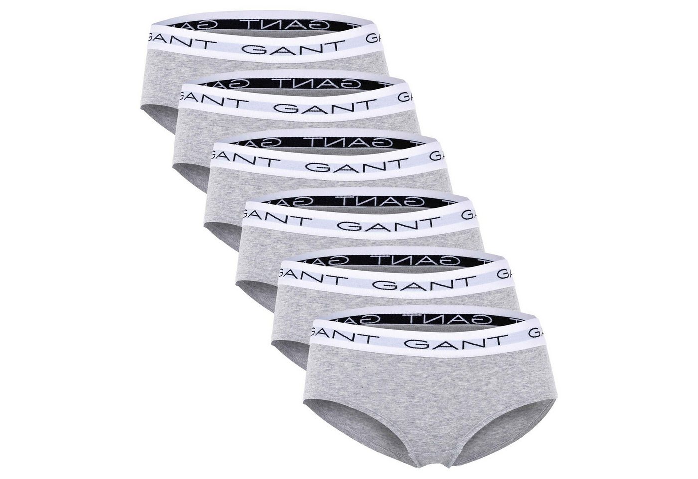 Gant Slip Mädchen Slips, 6er Pack - HIPSTER BRIEFS 6-PACK von Gant