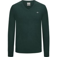 Gant Softer Pullover aus extrafeiner Lammwolle mit V-Ausschnitt in XXL von Gant