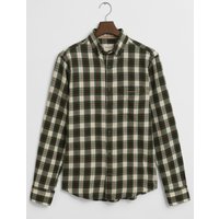Gant Softes Flanellhemd mit Karomuster, Regular Fit in XL von Gant