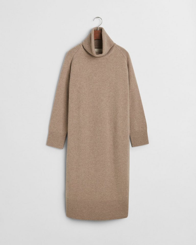 Gant Sommerkleid HERRINGBONE DETAIL ROLLNECK DRESS von Gant