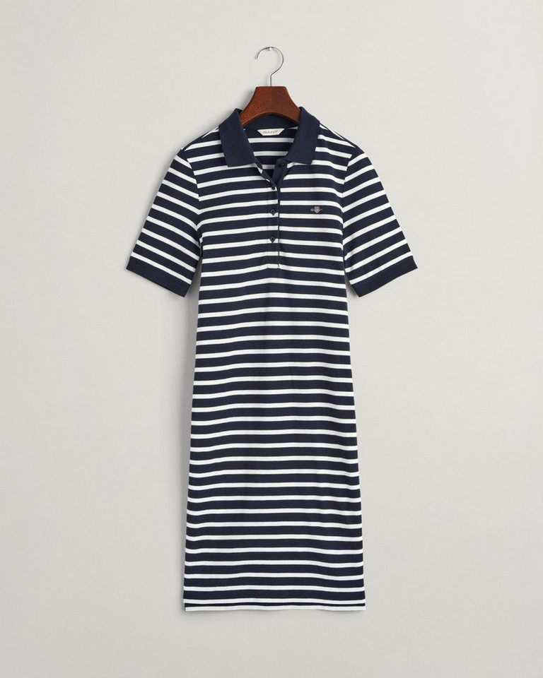 Gant Sommerkleid STRIPED SHIELD SS PIQUE POLO DRESS von Gant