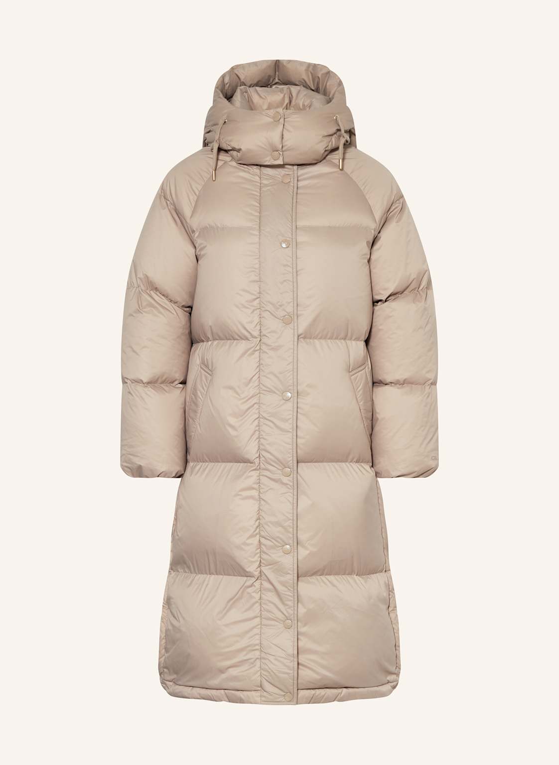Gant Steppmantel Mit Abnehmbarer Kapuze beige von Gant