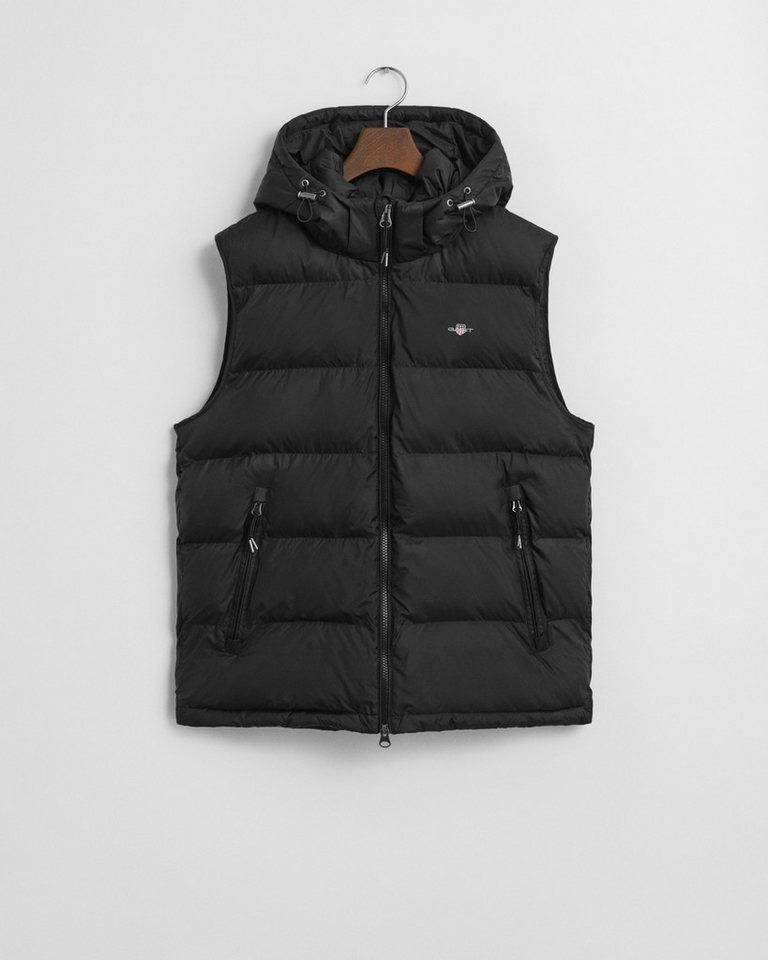 Gant Steppweste ACTIVE CLOUD mit abnehmbarer Kapuze regular fit, 2-Wege-Reißverschluss von Gant