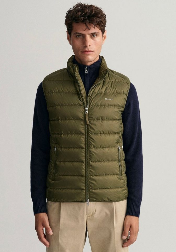 Gant Steppweste LIGHT GILET im Streifen-Stepp-Look von Gant
