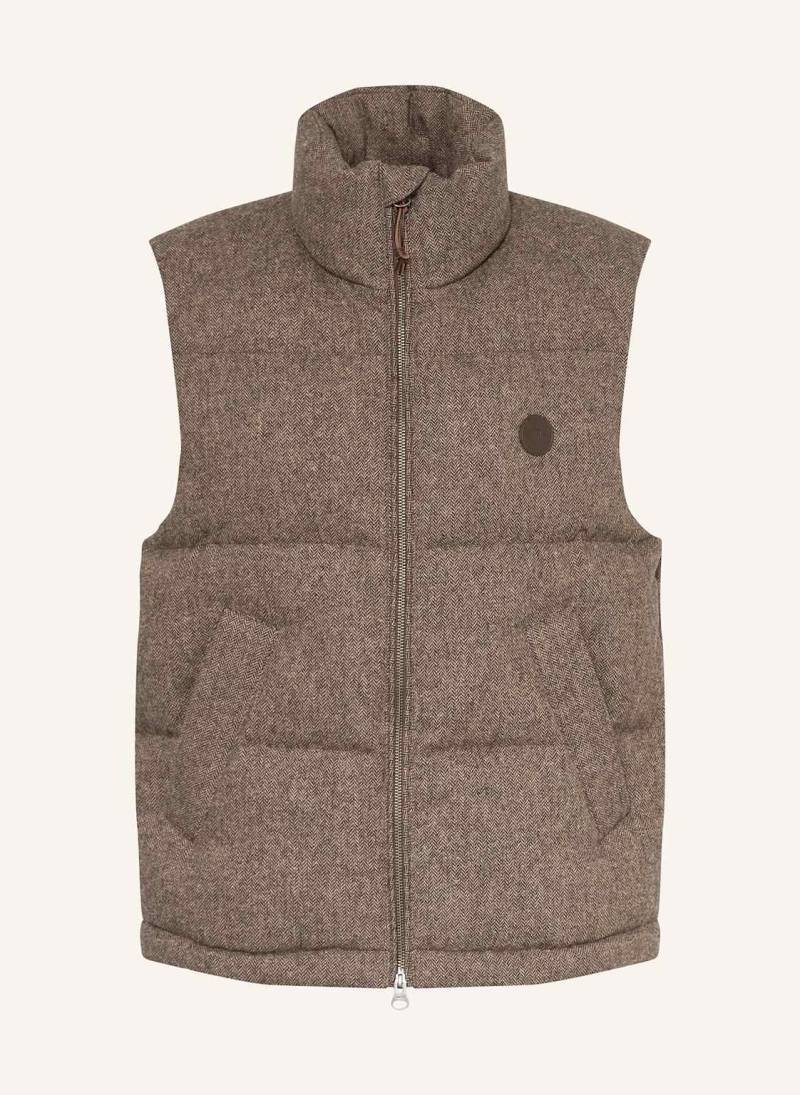 Gant Steppweste braun von Gant