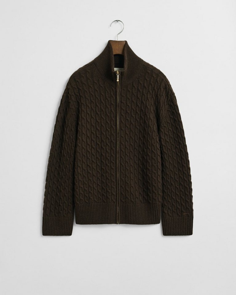 Gant Strickjacke CABLE KNIT ZIP CARDIGAN von Gant