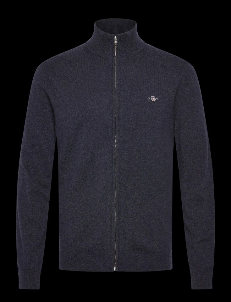Gant Strickjacke EXTRAFINE LAMBSWOOL ZIP CARDIGAN von Gant