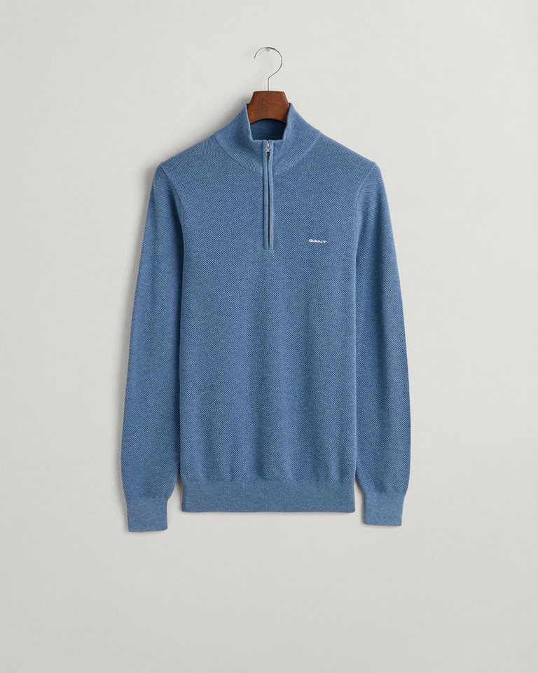 Gant Strickpullover COTTON PIQUE HALFZIP von Gant