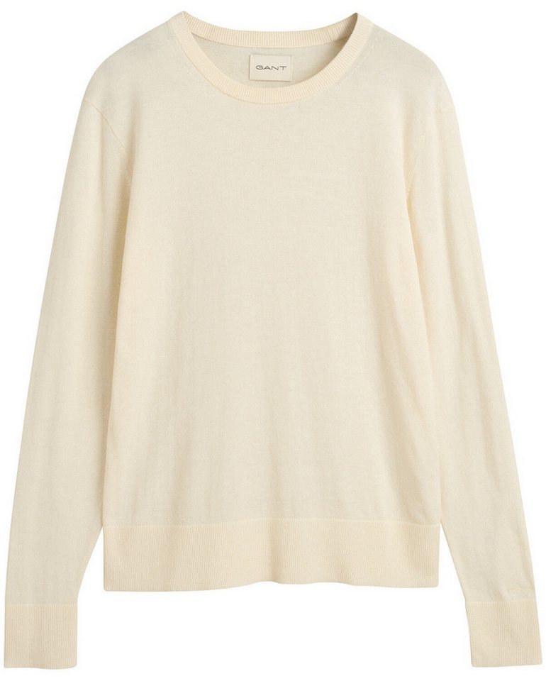 Gant Strickpullover Feinstrick-Rundhalspullover von Gant