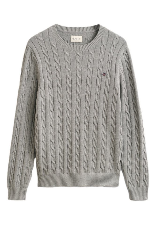 Gant Strickpullover Pullover Strickpullover R-Neck (1-tlg) von Gant