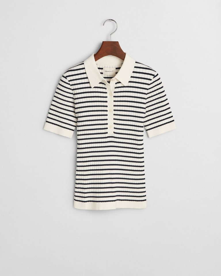 Gant Strickpullover RIB KNIT STRIPED SS RUGGER von Gant
