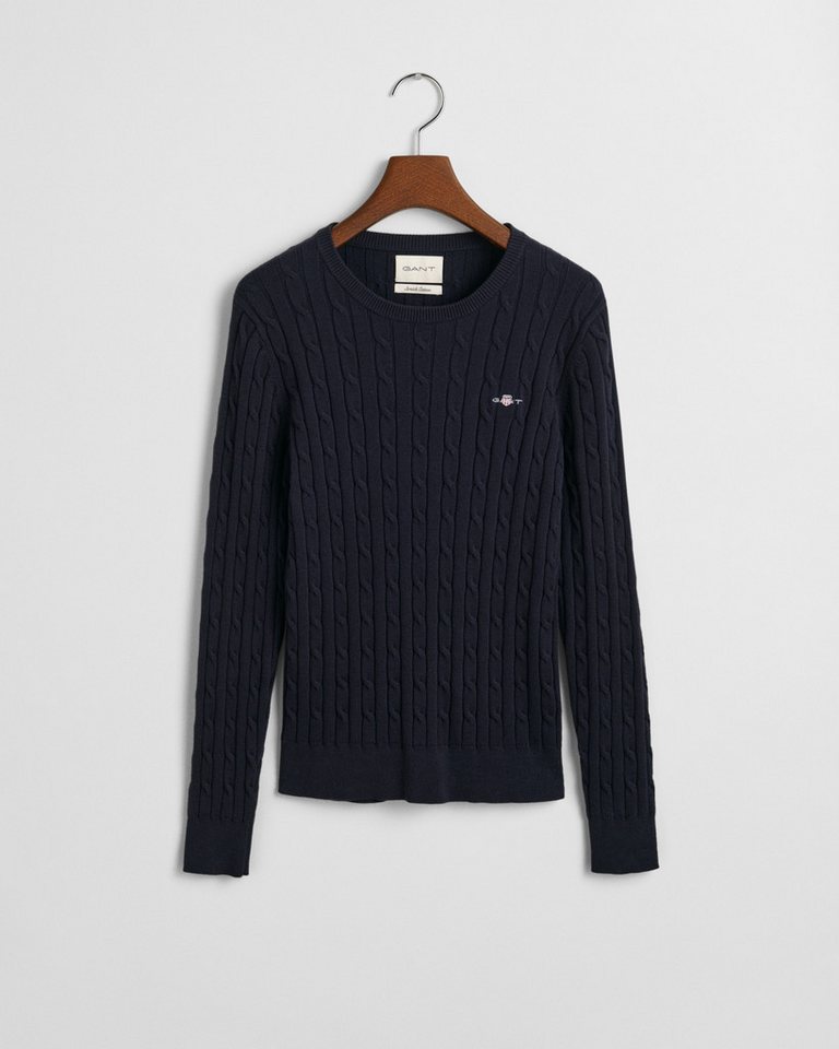Gant Strickpullover STRETCH COTTON CABLE C-NECK von OTTO