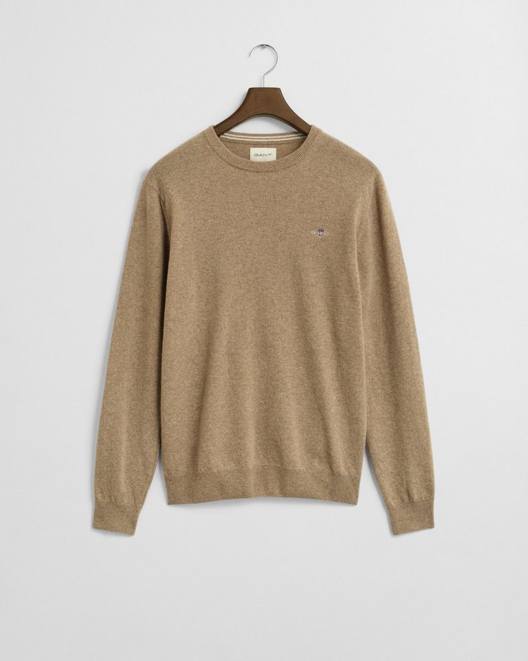 Gant Strickpullover Superfine Rundhalspullover von Gant