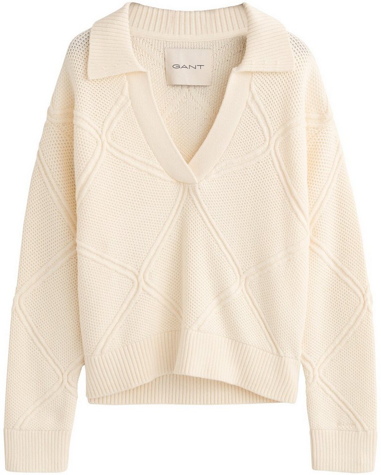 Gant Strickpullover V-Strickpullover von Gant
