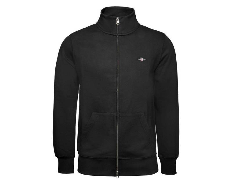 Gant Sweatjacke Reg Shield Full Zip Herren Zip Hoodie, Kapuzenjacke, Trainingsjacken, Zip Pullover, Freizeitjacke von Gant