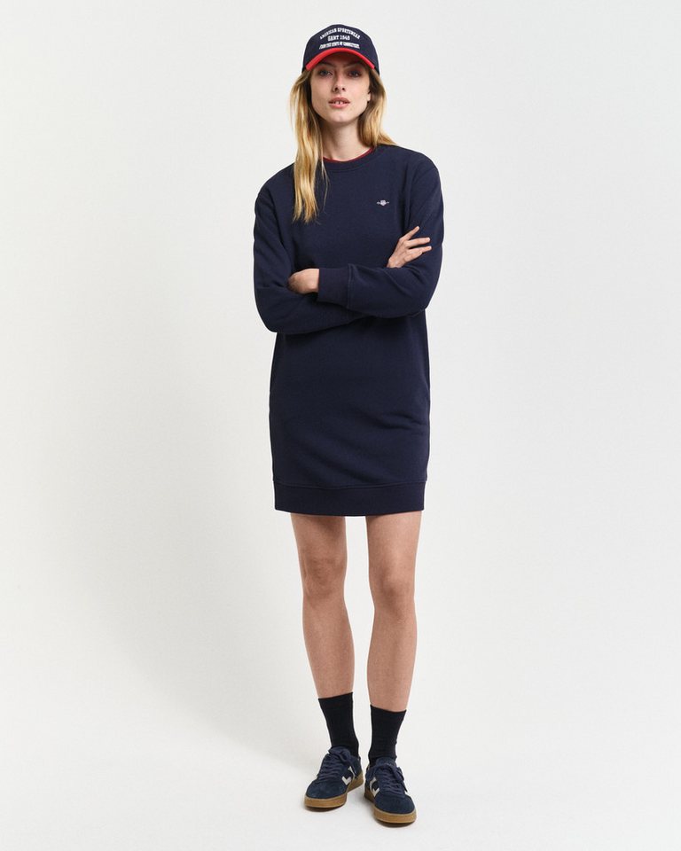 Gant Sweatkleid SHIELD C-NECK SWEAT DRESS Shield Sweatkleid mit Rundhalsausschnitt Gant Sweatkleid SHIELD C-NECK SWEAT DRESS Shield Sweatkleid mit Rundhalsausschnitt von Gant