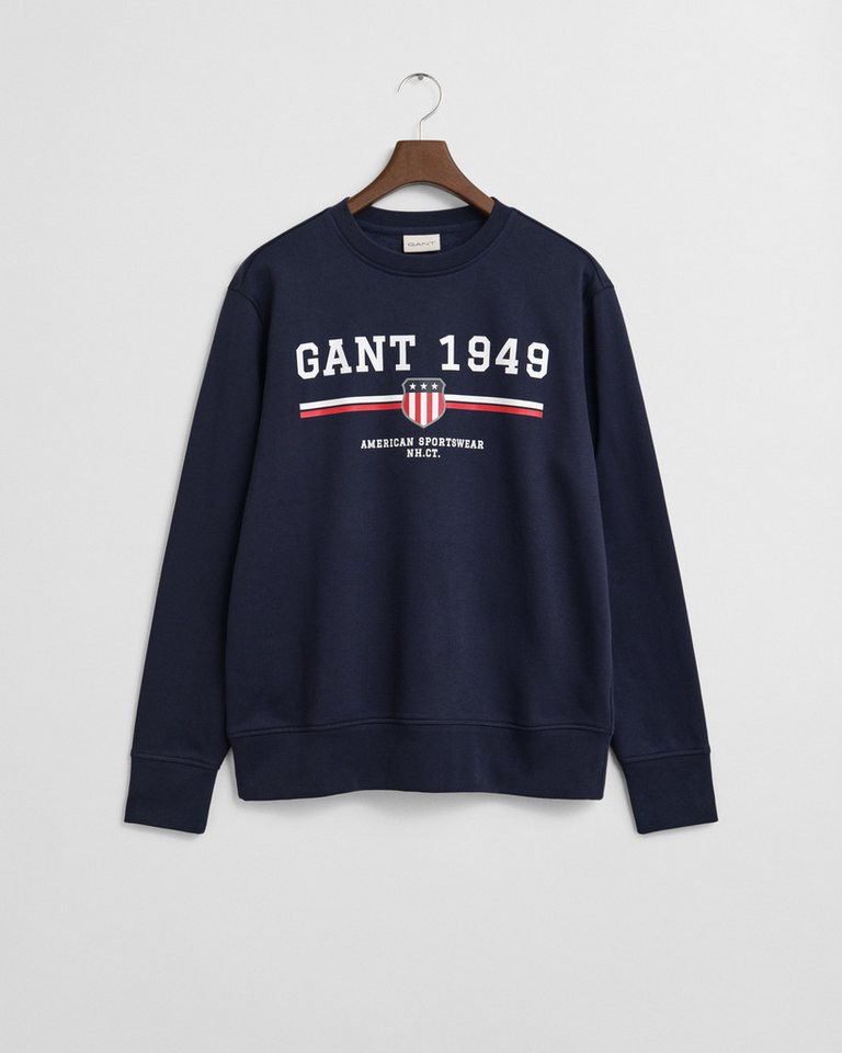Gant Sweatshirt GRAPHIC C-NECK SWEAT Mit Rundhalsausschnitt von Gant