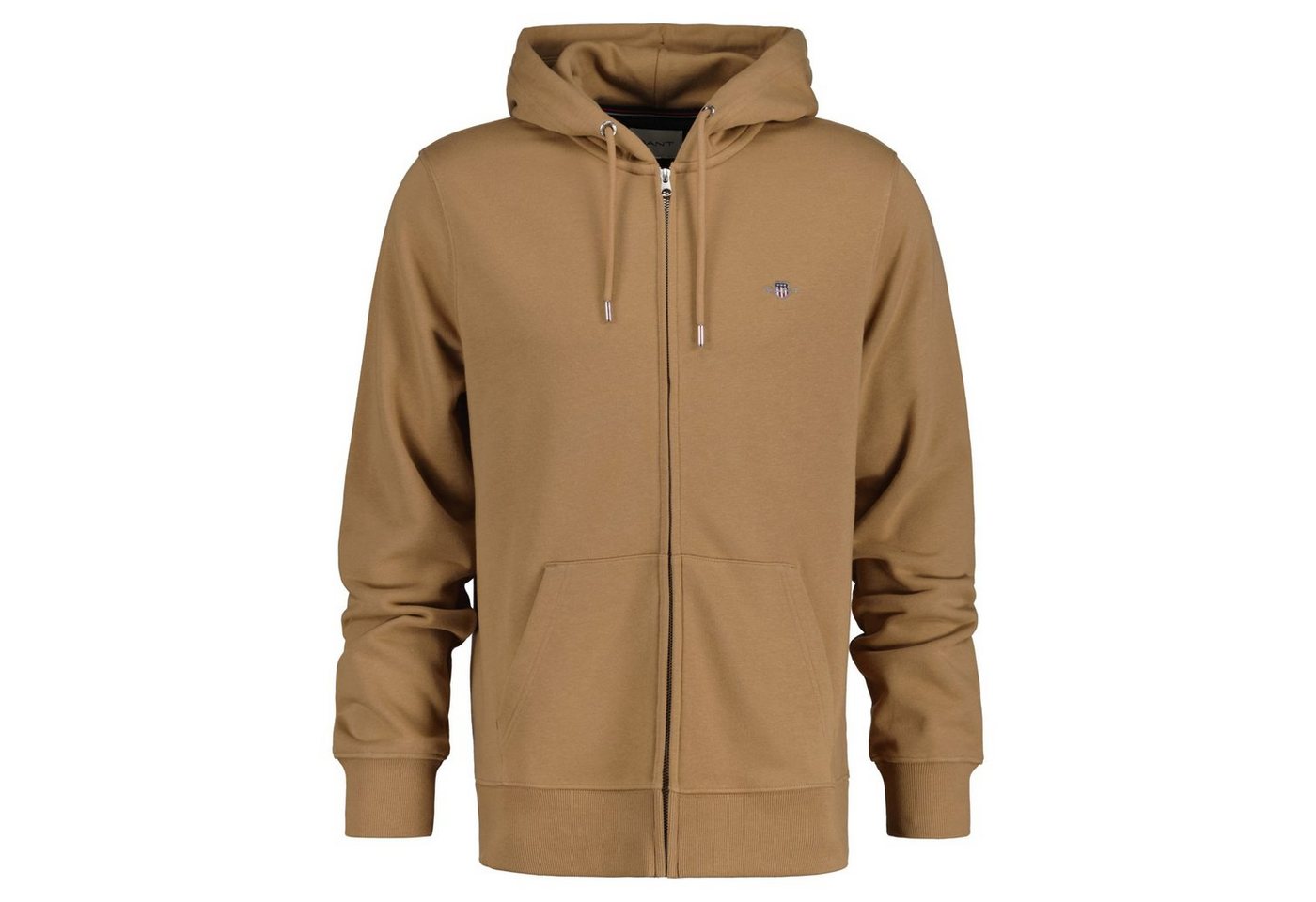 Gant Sweatshirt Herren Sweatjacke - REGULAR SHIELD FULL ZIP von Gant