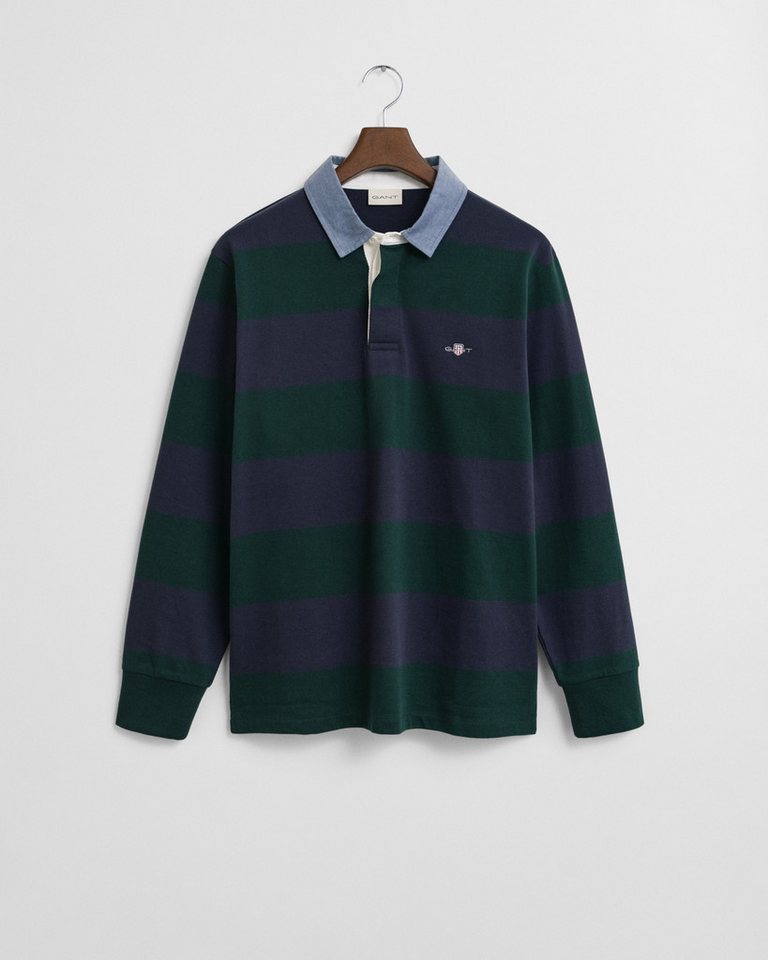 Gant Sweatshirt Chambray Stripe Heavy Rugger von Gant