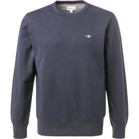 Gant Herren Sweatshirt blau unifarben Gant Herren Sweatshirt blau unifarben von Gant