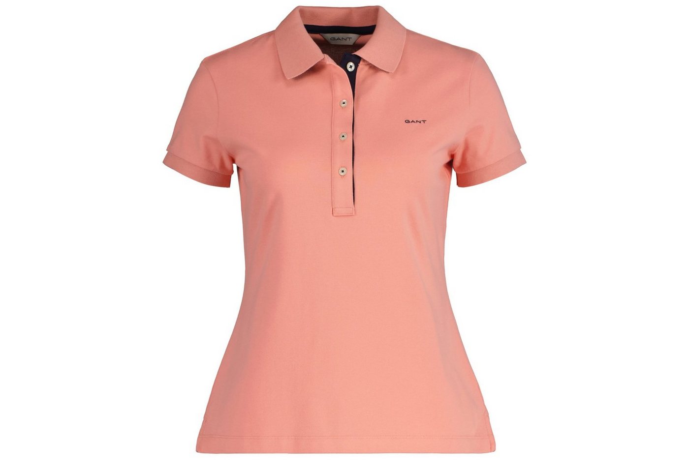 Gant T-Shirt Damen Poloshirt - CONTRAST COLLAR PIQUE POLO von Gant