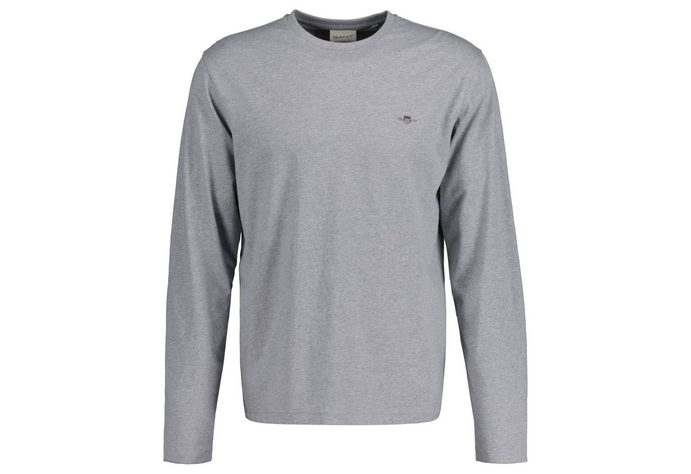 Gant T-Shirt Herren Longsleeve 1er Pack Baumwolle (Packung, 1er Pack) von Gant